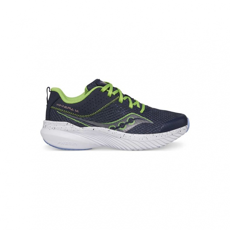 Navy Saucony Kinvara 14 Big Kids\' Sneakers | ISRAEL ZBKLVX