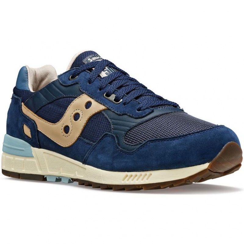 Navy Saucony Shadow 5000 Premium Men's Sneakers | ISRAEL JQLGEI