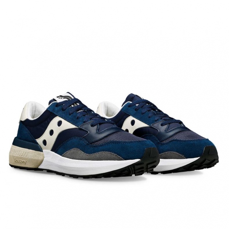 Navy / Cream Saucony Jazz NXT Women's Sneakers | ISRAEL WJKFIY