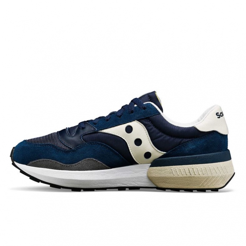 Navy / Cream Saucony Jazz NXT Women's Sneakers | ISRAEL WJKFIY