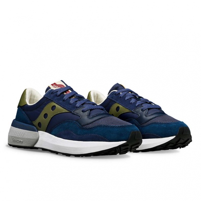 Navy / Green Saucony Jazz NXT Women's Sneakers | ISRAEL ZULHGI