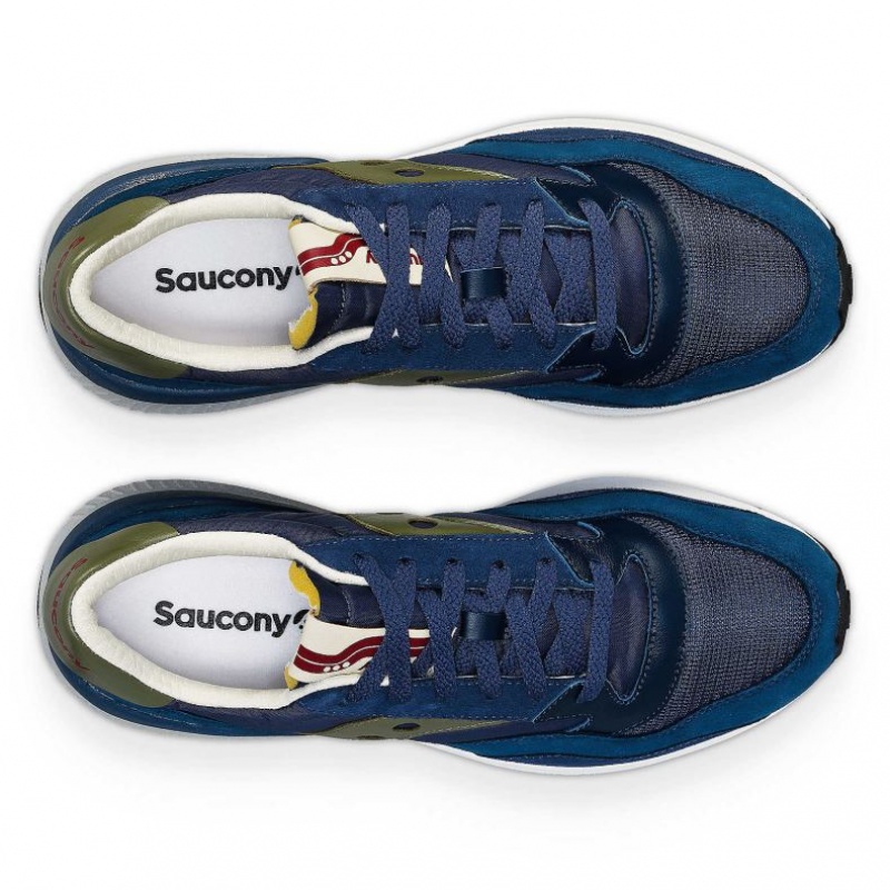 Navy / Green Saucony Jazz NXT Women's Sneakers | ISRAEL ZULHGI