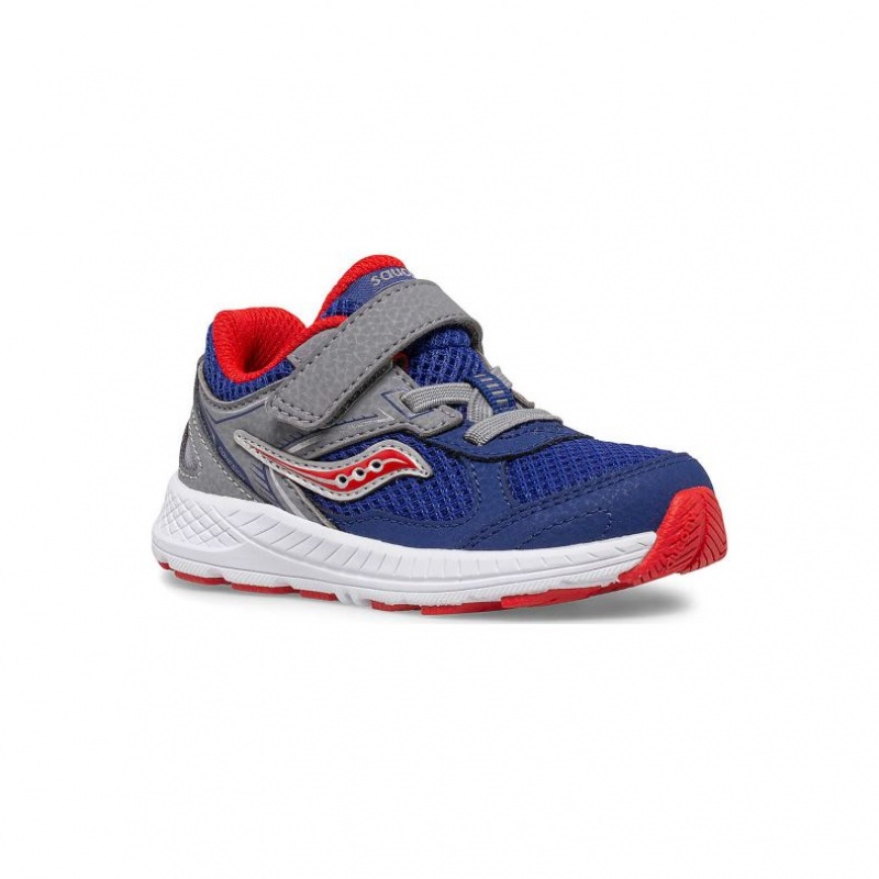 Navy / Grey Saucony Cohesion 14 A/C Jr. Little Kids' Sneakers | ISRAEL BDSATW