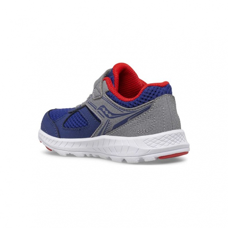 Navy / Grey Saucony Cohesion 14 A/C Jr. Little Kids' Sneakers | ISRAEL BDSATW