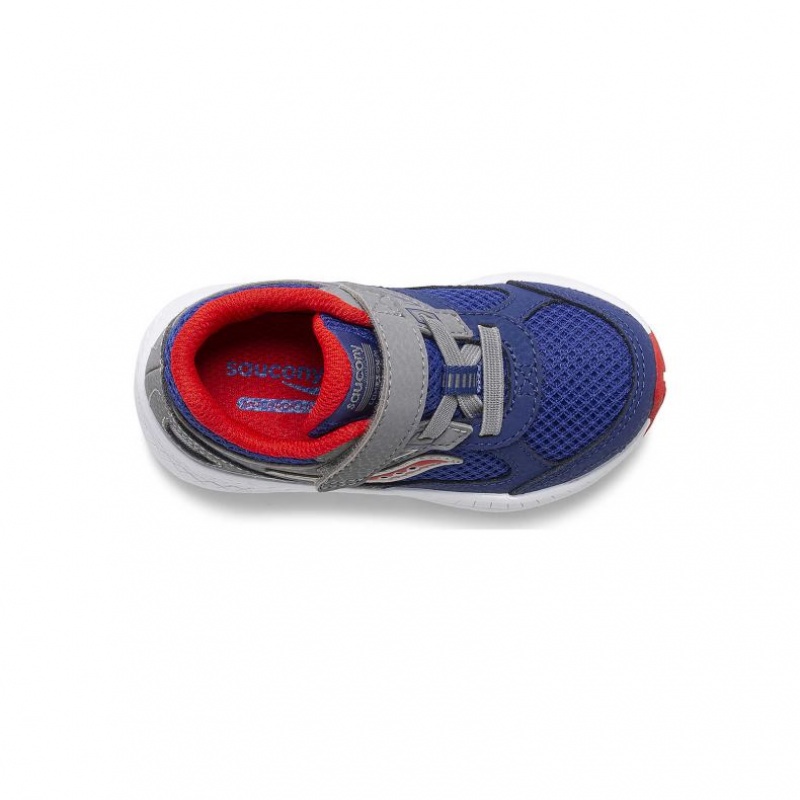 Navy / Grey Saucony Cohesion 14 A/C Jr. Little Kids' Sneakers | ISRAEL BDSATW