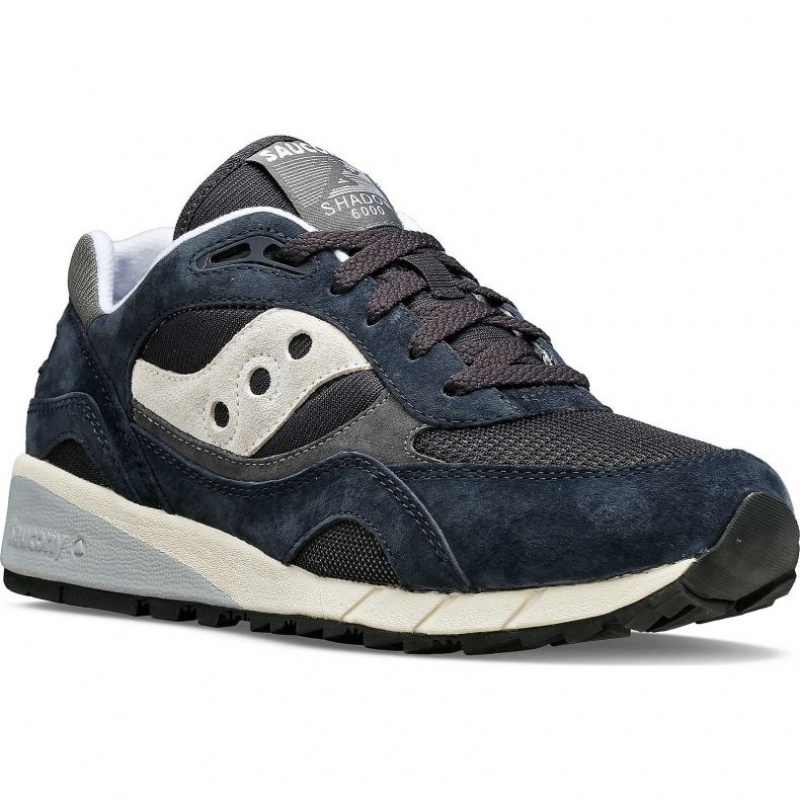 Navy / Grey Saucony Shadow 6000 Women's Sneakers | ISRAEL LTCVJQ