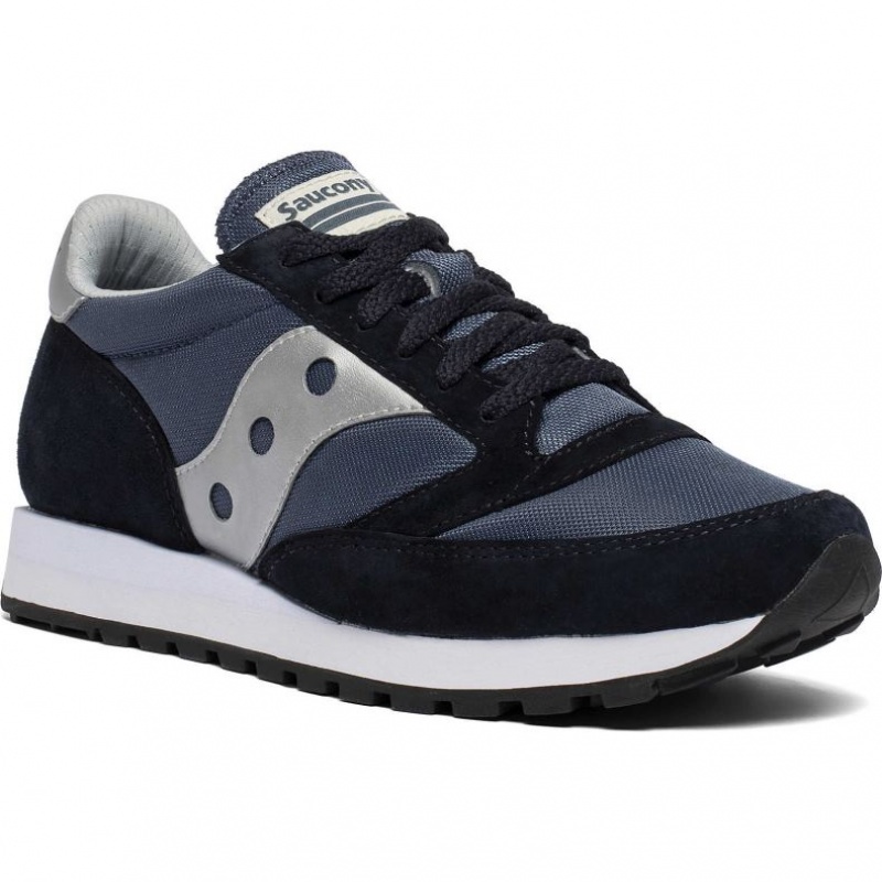 Navy / Silver Saucony Jazz 81 Men's Sneakers | ISRAEL JLOMSX