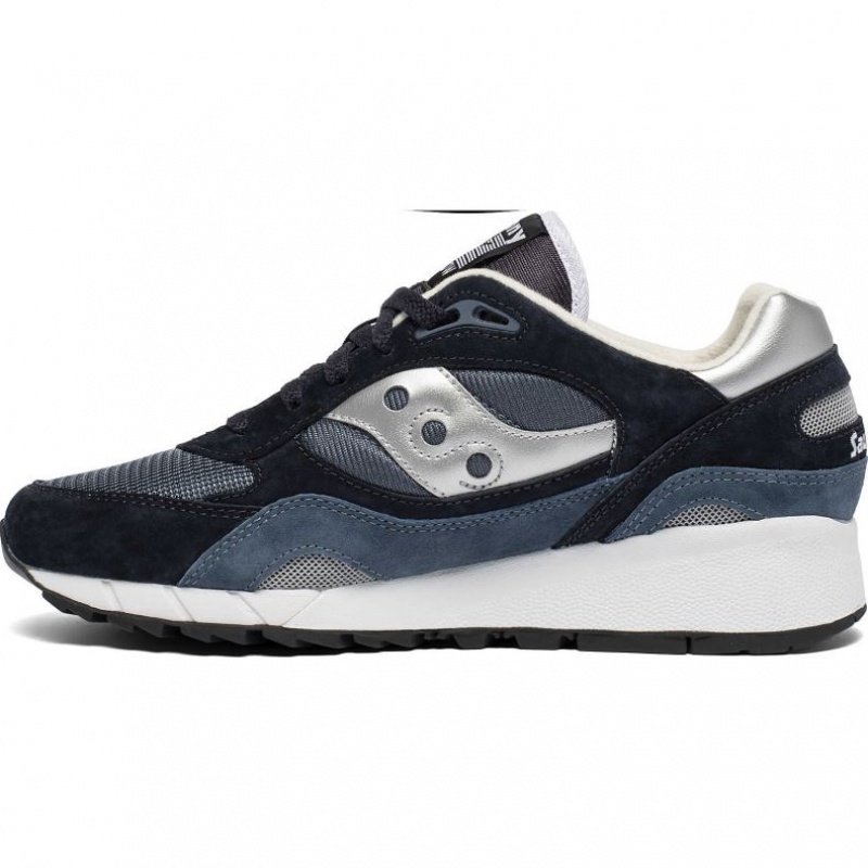 Navy / Silver Saucony Shadow 6000 Men's Sneakers | ISRAEL FRCAIS