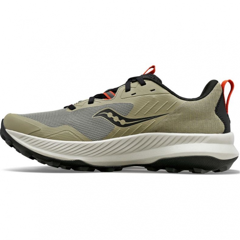 Olive Saucony Blaze TR Men's Trail Running Shoes | ISRAEL FBGOTJ