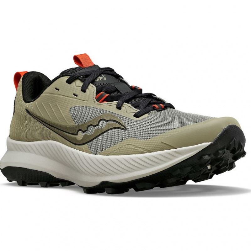 Olive Saucony Blaze TR Men's Trail Running Shoes | ISRAEL FBGOTJ