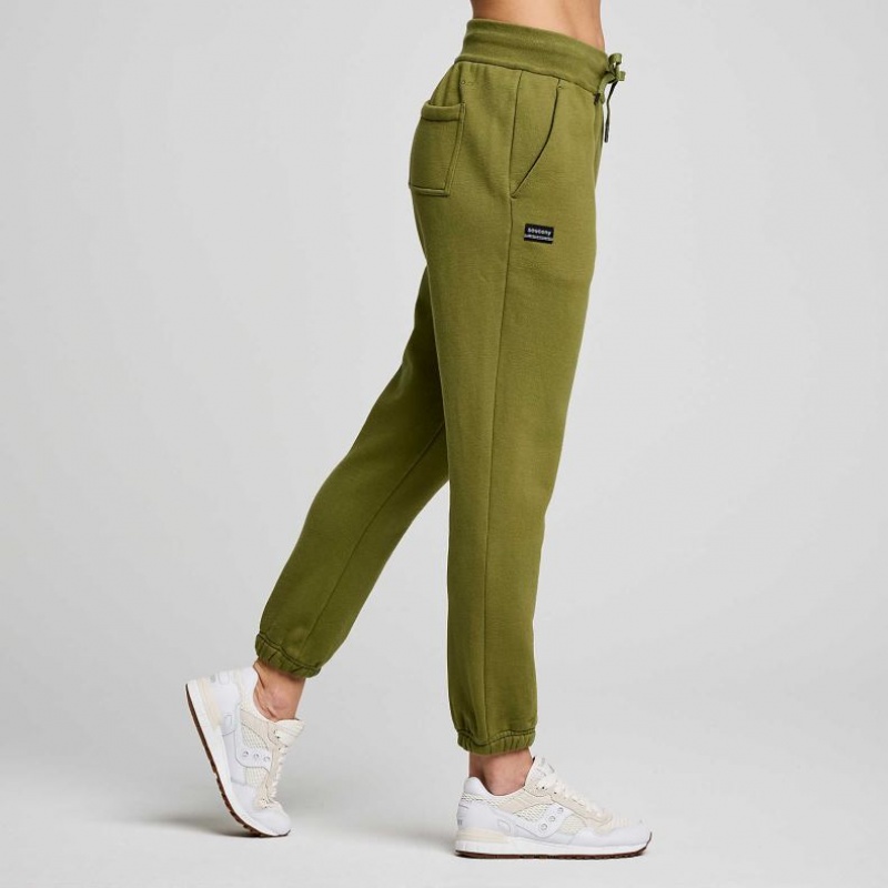 Olive Saucony Recovery Men's Jogger | ISRAEL CZOVGE