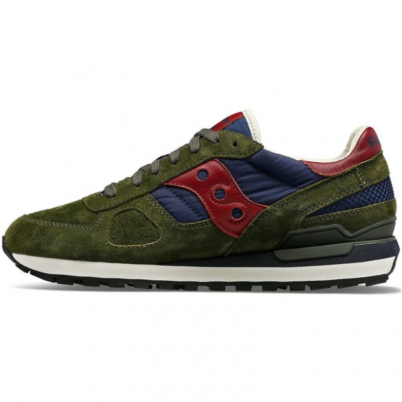 Olive Saucony Shadow Original Premium Men's Sneakers | ISRAEL WJRXPA