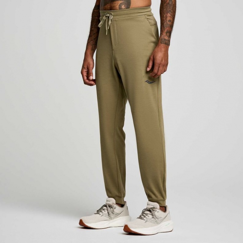 Olive Saucony Solstice Men's Jogger | ISRAEL HDPABL