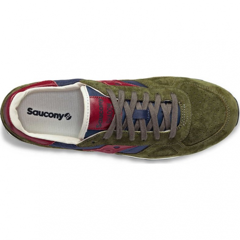 Olive / Navy Saucony Shadow Original Premium Women's Sneakers | ISRAEL WOLDPM