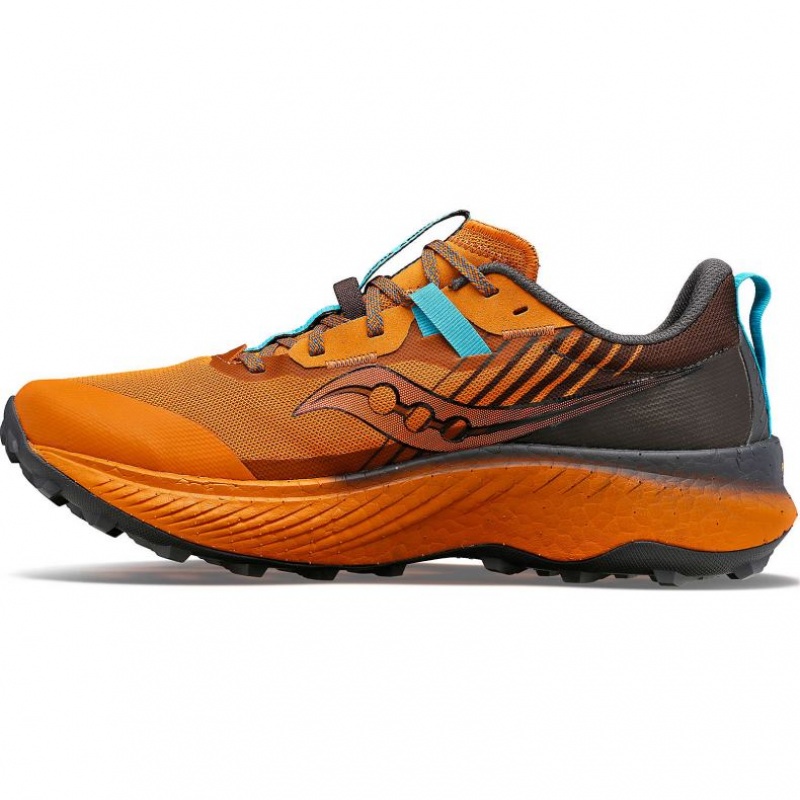 Orange Saucony Endorphin Edge Men's Trail Running Shoes | ISRAEL DTFJNG