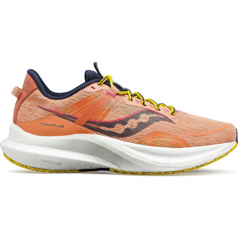 Orange Saucony Tempus Men\'s Running Shoes | ISRAEL THPMXN