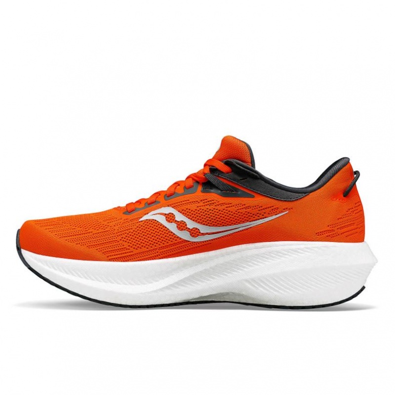 Orange Saucony Triumph 21 Men's Running Shoes | ISRAEL UMPRXN