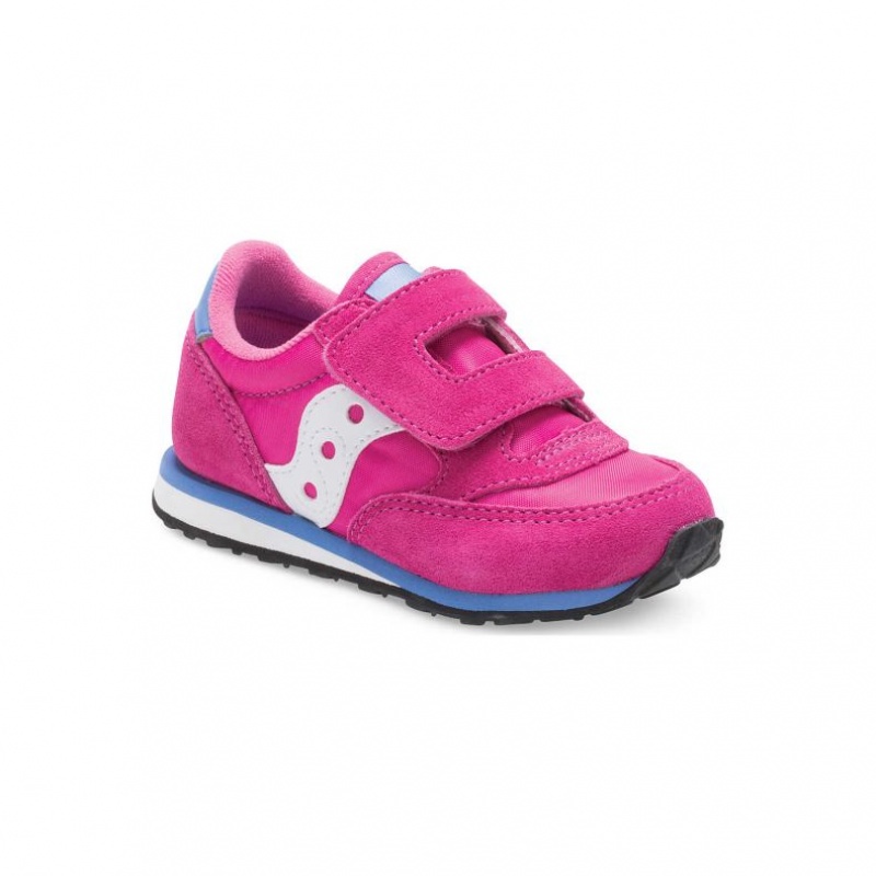 Pink Saucony Baby Jazz Hook & Loop Little Kids' Sneakers | ISRAEL YIEHVA