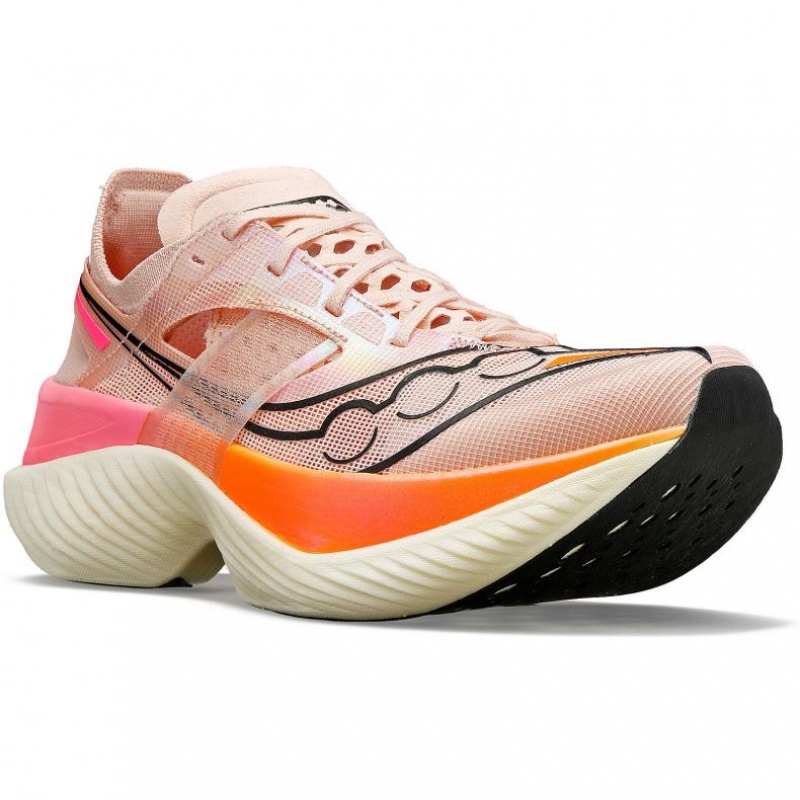 Pink Saucony Endorphin Elite Men's Running Shoes | ISRAEL SBJVMD