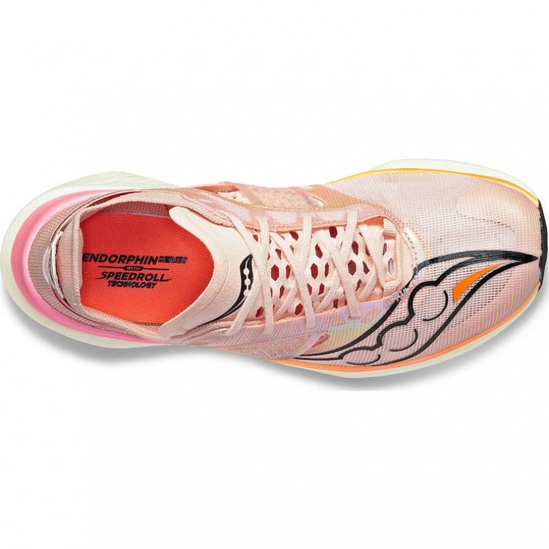 Pink Saucony Endorphin Elite Women's Running Shoes | ISRAEL MOEQHL