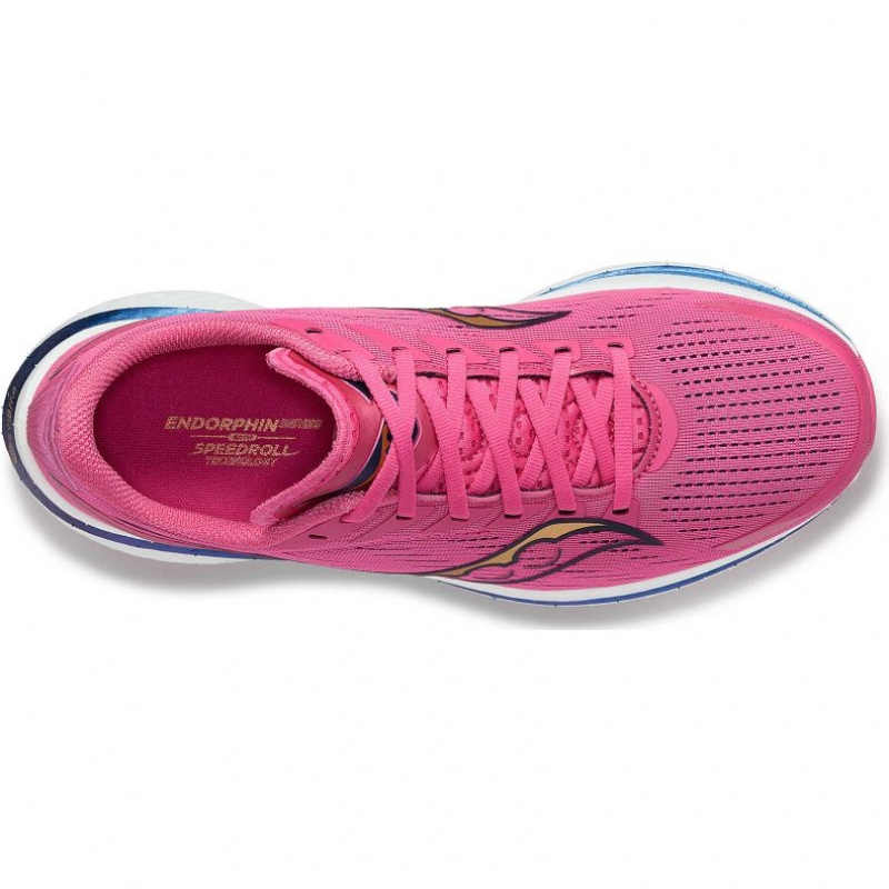 Pink Saucony Endorphin Speed 3 Men's Running Shoes | ISRAEL SGZLWB