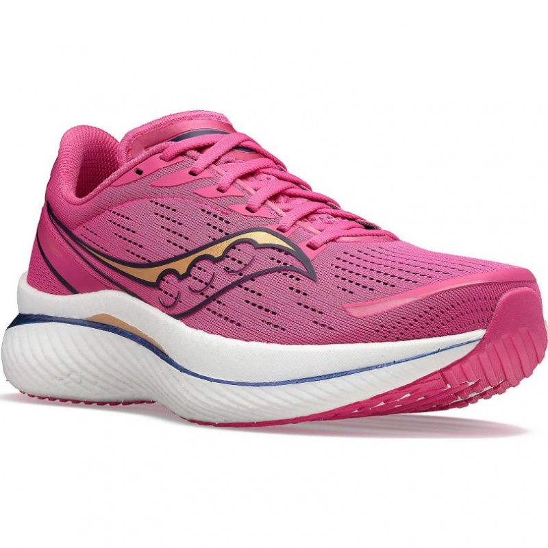 Pink Saucony Endorphin Speed 3 Men's Running Shoes | ISRAEL SGZLWB