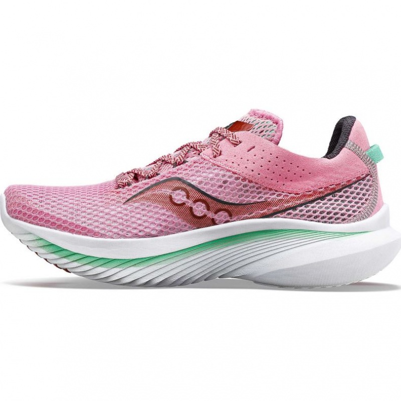 Pink Saucony Kinvara 14 Women's Running Shoes | ISRAEL BWOHNX