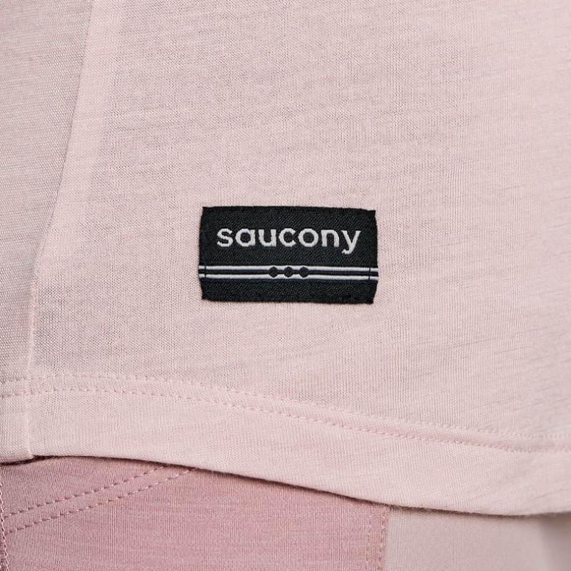 Pink Saucony Peregrine Merino Long Sleeve Women's T-Shirt | ISRAEL RGHTSY