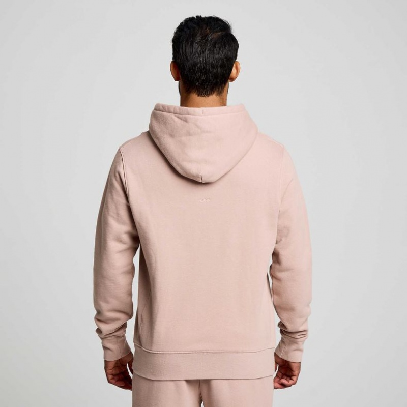 Pink Saucony Recovery Men's Hoodie | ISRAEL FVGOTC