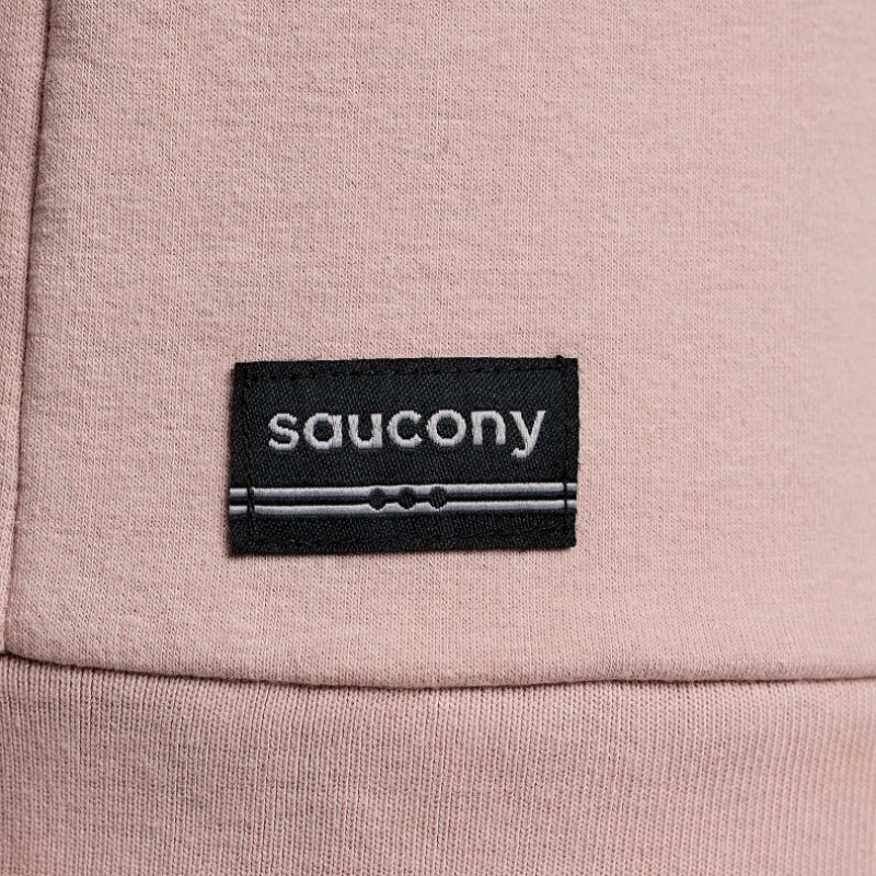 Pink Saucony Recovery Zip Tunic Women's Hoodie | ISRAEL KWPRQV