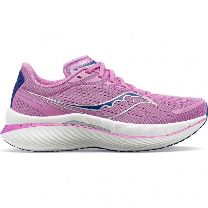 Purple Saucony Endorphin Speed 3 Women\'s Running Shoes | ISRAEL AJYWDC