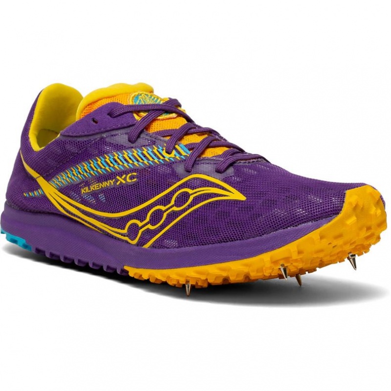 Purple Saucony Kilkenny XC9 Women's Spikes | ISRAEL KJXFAR