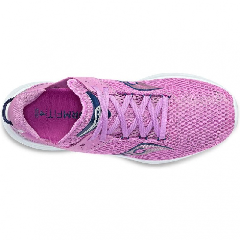 Purple Saucony Kinvara 14 Women's Running Shoes | ISRAEL WRPCVG