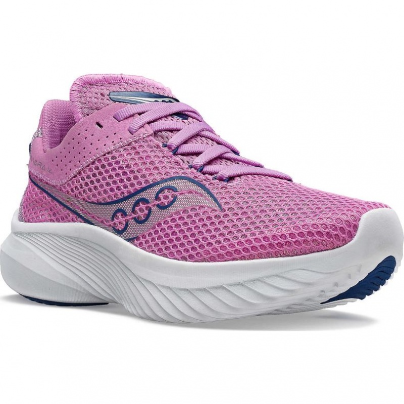 Purple Saucony Kinvara 14 Women's Running Shoes | ISRAEL WRPCVG