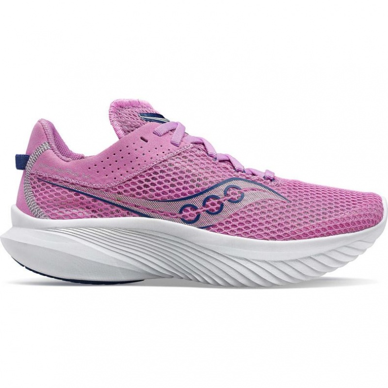 Purple Saucony Kinvara 14 Women\'s Running Shoes | ISRAEL WRPCVG