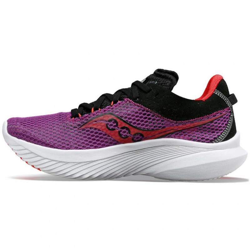 Purple Saucony Kinvara 14 Women's Running Shoes | ISRAEL EALFQR