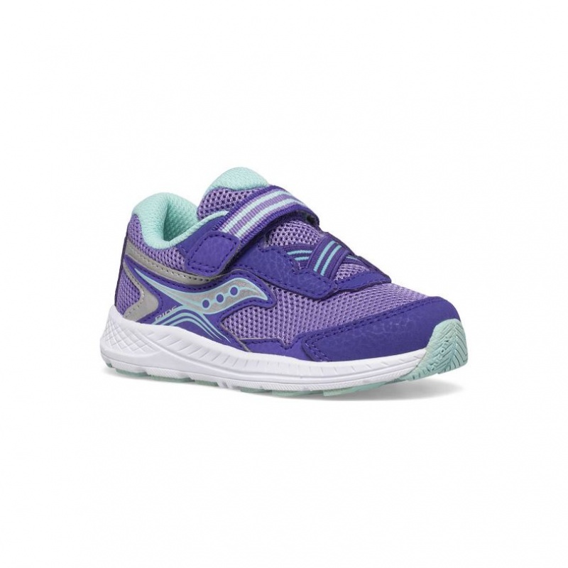 Purple Saucony Ride 10 Jr. Big Kids' Sneakers | ISRAEL TPVISD