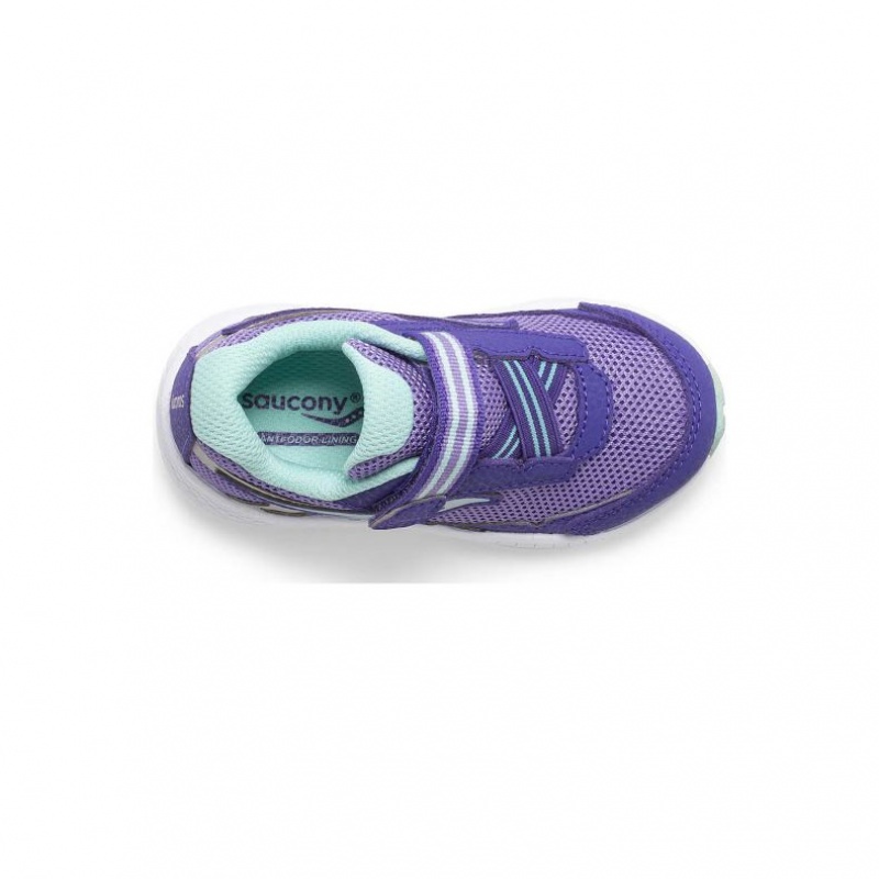 Purple Saucony Ride 10 Jr. Big Kids' Sneakers | ISRAEL TPVISD