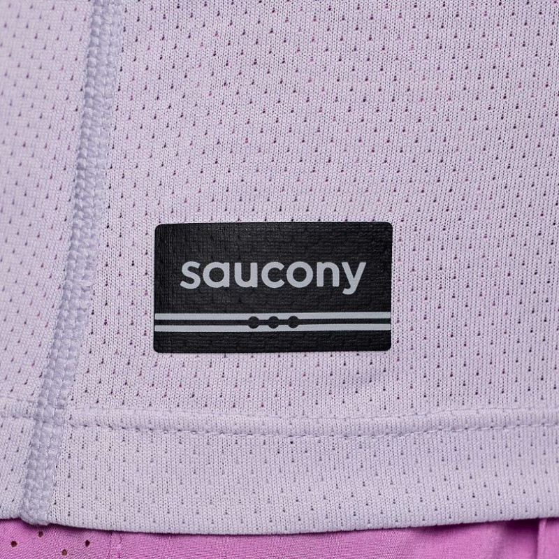 Purple Saucony Stopwatch Women's Singlet | ISRAEL QIUOAT