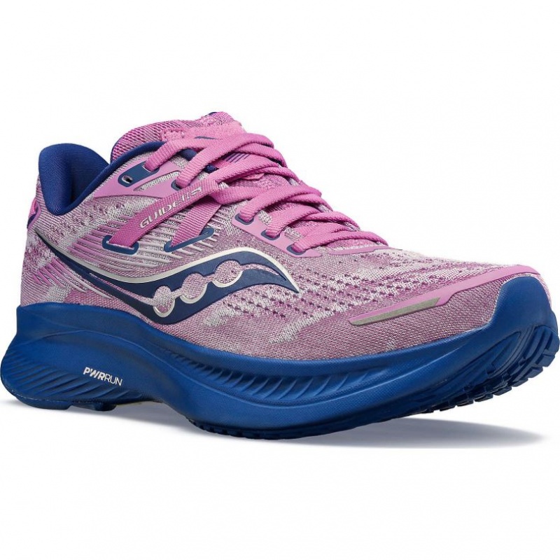 Purple / Indigo Saucony Guide 16 Women's Running Shoes | ISRAEL CRQNAJ