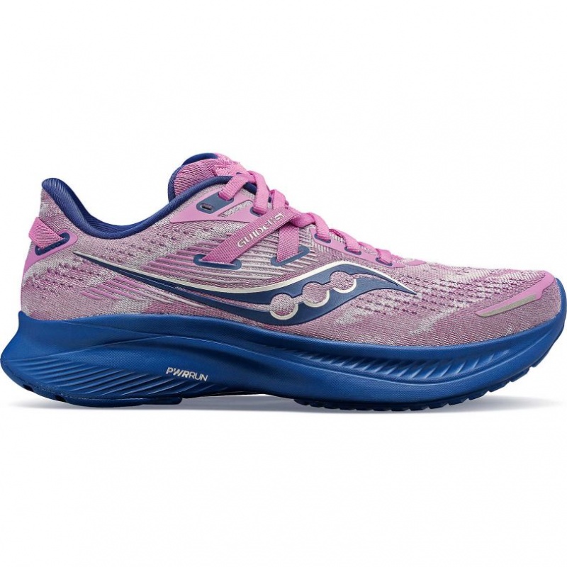 Purple / Indigo Saucony Guide 16 Women\'s Running Shoes | ISRAEL CRQNAJ