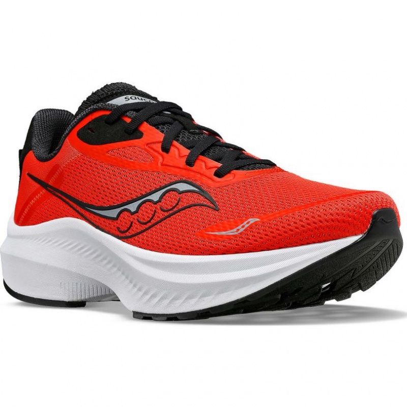 Red Saucony Axon 3 Men's Running Shoes | ISRAEL FDRYIB