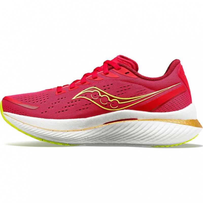 Red Saucony Endorphin Speed 3 Women's Running Shoes | ISRAEL HATUEL