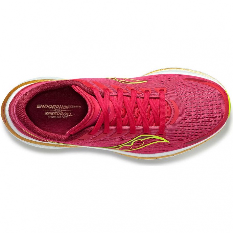 Red Saucony Endorphin Speed 3 Women's Running Shoes | ISRAEL HATUEL