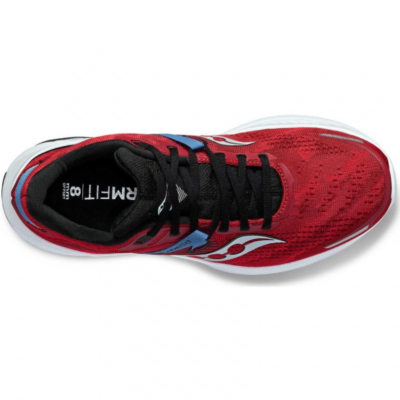 Red Saucony Guide 16 Men's Running Shoes | ISRAEL TNWGBO