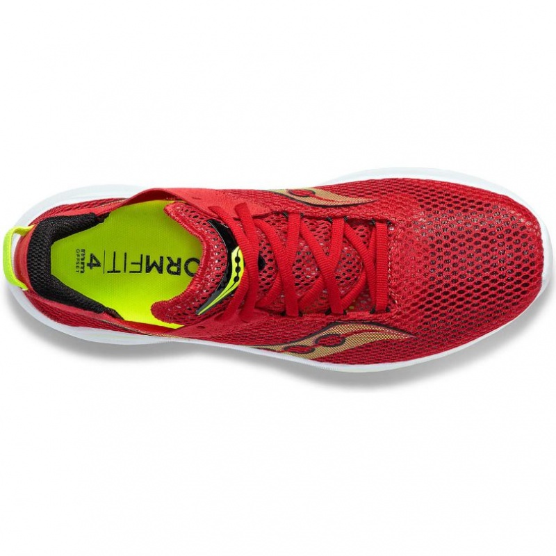 Red Saucony Kinvara 14 Men's Running Shoes | ISRAEL UYNGDR