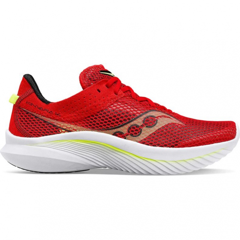 Red Saucony Kinvara 14 Men\'s Running Shoes | ISRAEL UYNGDR