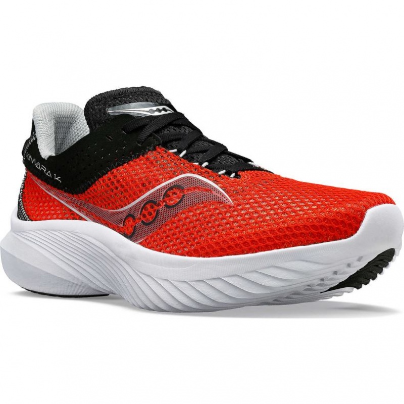 Red Saucony Kinvara 14 Men's Running Shoes | ISRAEL EMDILP