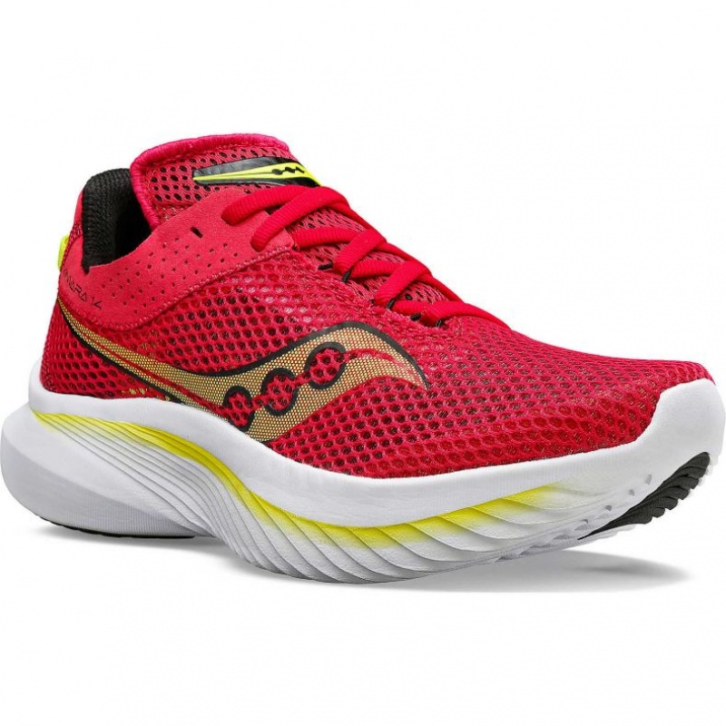 Red Saucony Kinvara 14 Women's Running Shoes | ISRAEL NWZYKA