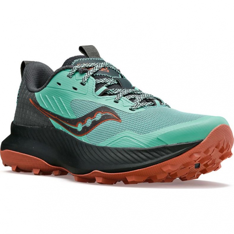 Turquoise Saucony Blaze TR Women's Trail Running Shoes | ISRAEL MAUYLO